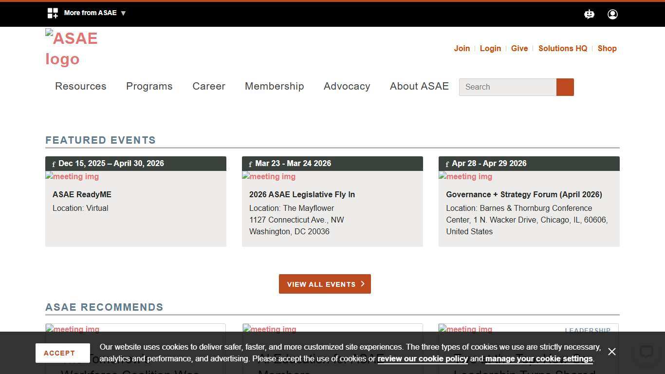 Welcome to ASAE — American Society of Association Executives